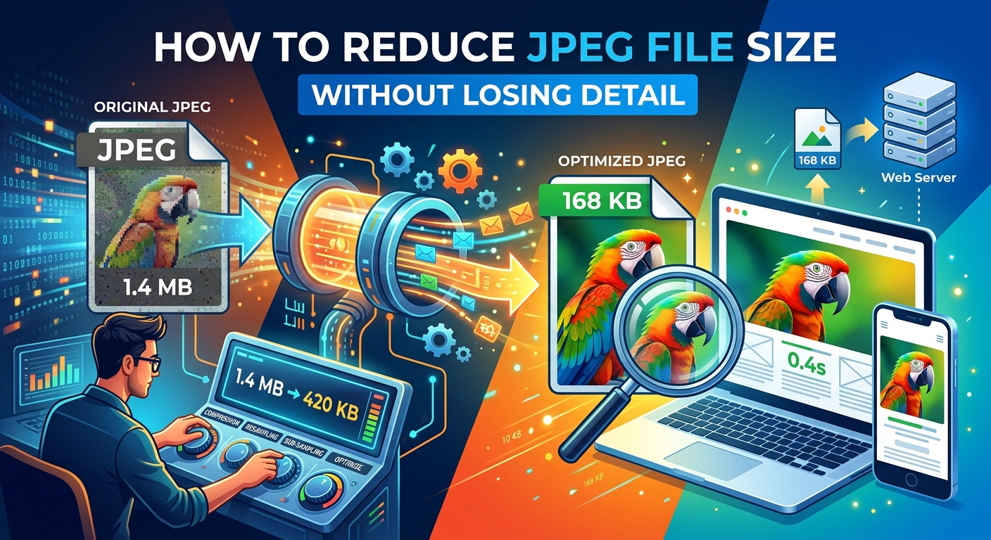How to Reduce JPEG File Size for Website Images Without Losing Detail